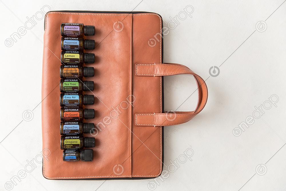 Top 10 Oils (AU & NZ) on briefcase by Rachel Sherman