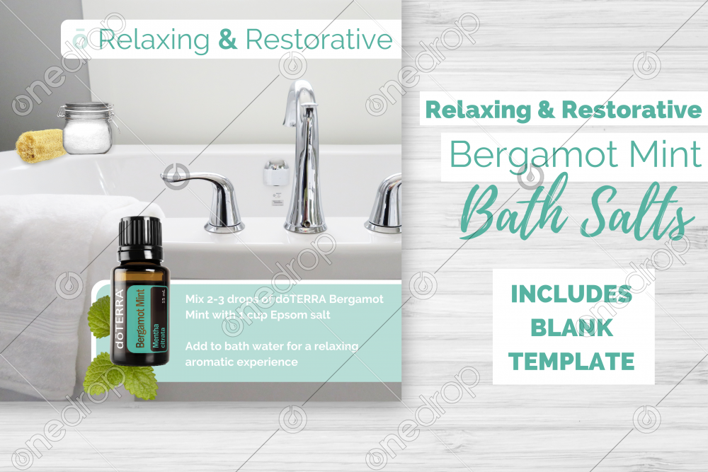 Bergamot Mint Bath Salts by Kris Flecken