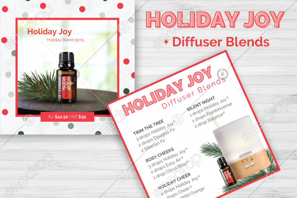 Holiday Joy + Diffuser Blends by Kris Flecken