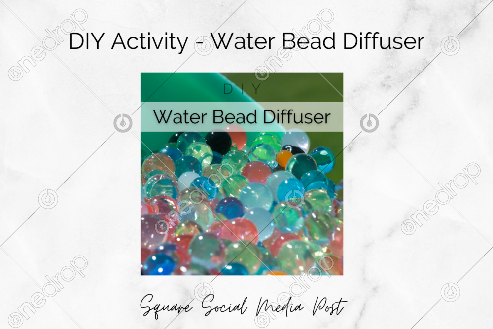 DIY Activity Water Bead Diffuser by Louise Mulholland