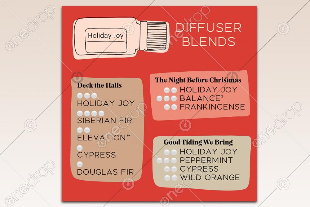 Holiday Joy Diffuser Blends by Grit And Favor