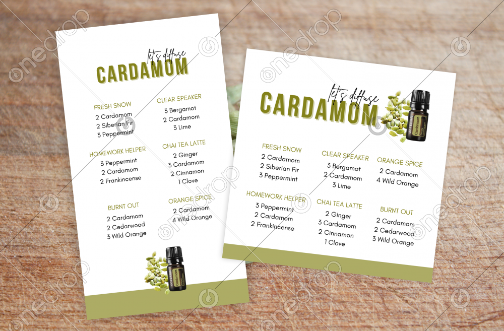 Cardamom Diffuser Recipes by Amy Schultz