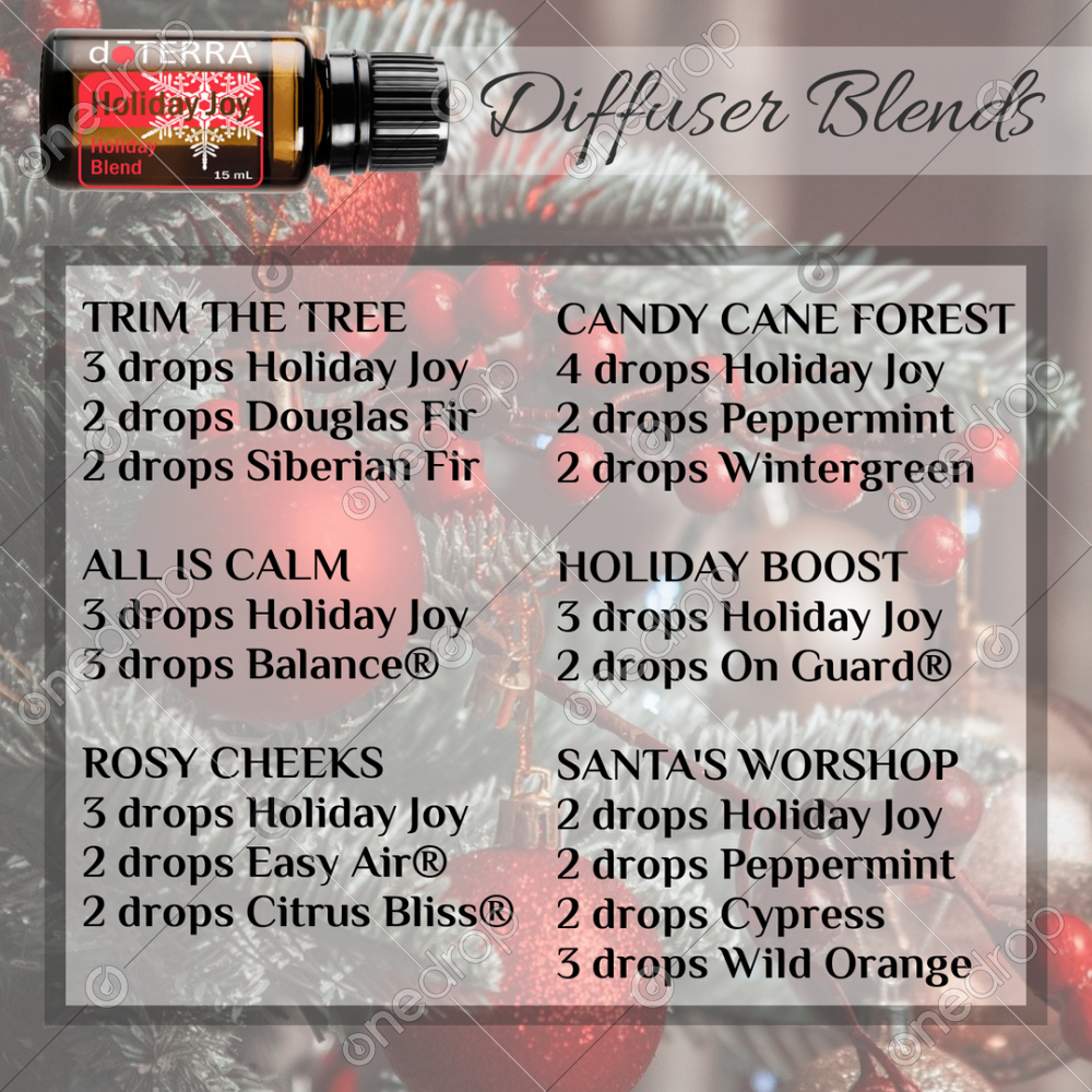 Holiday Joy Diffuser Blends by WōW Designs