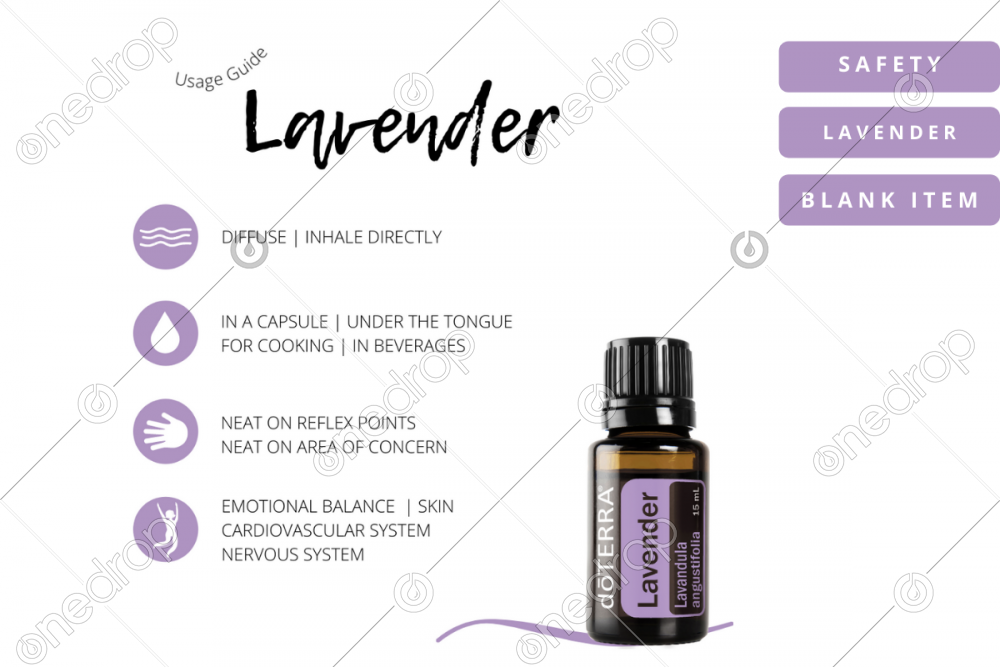 dōTERRA Lavender - application &amp; usage (English) by Karina