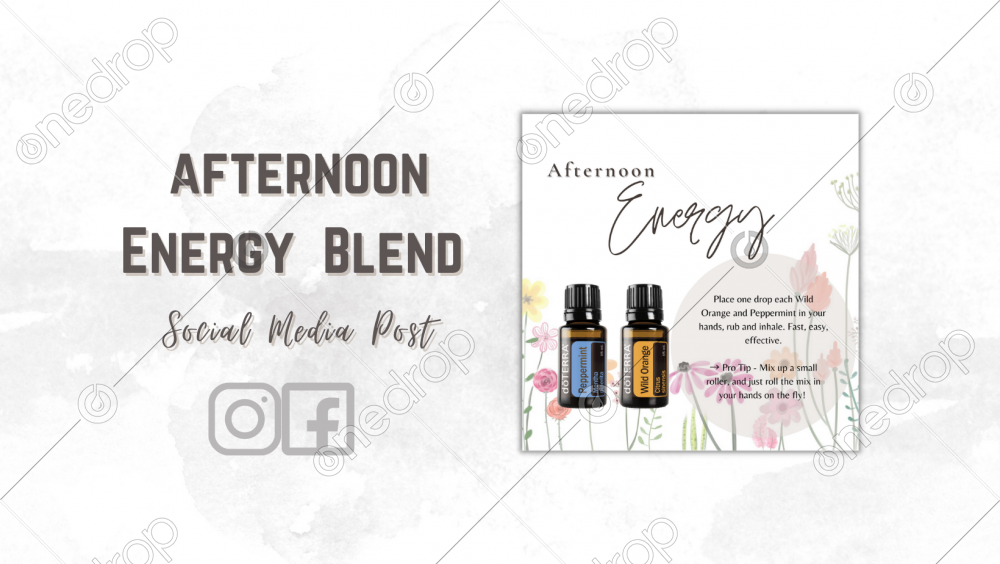 Afternoon Energy Pick Me Up Blend by Kimberly Wallace