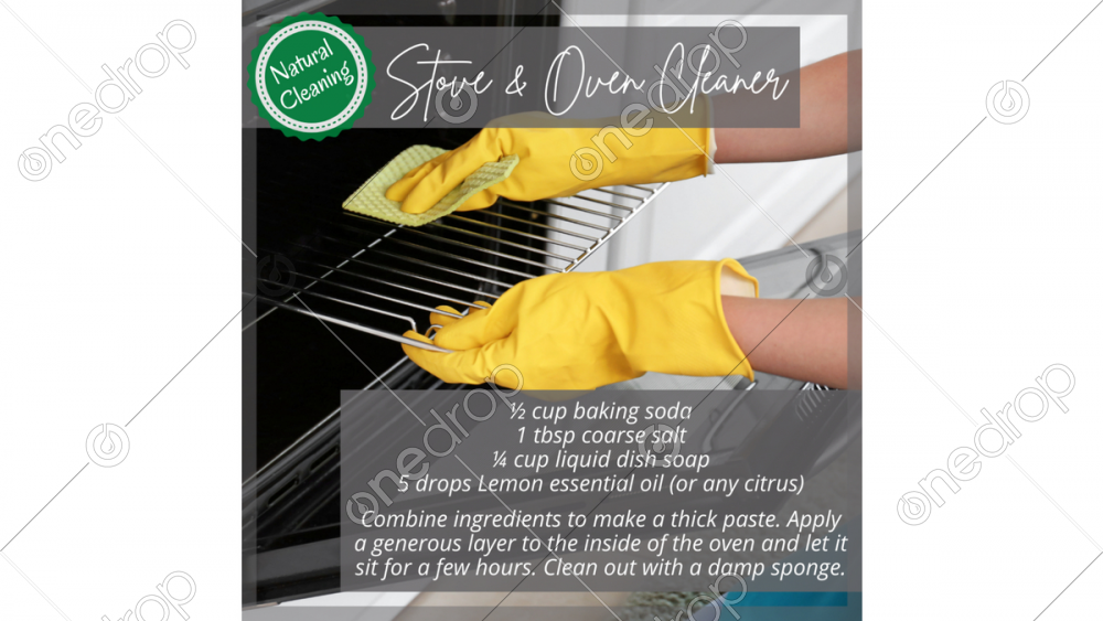 Stove/Oven Cleaner Recipe by WōW Designs