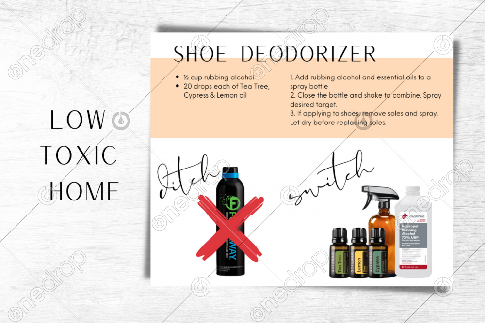 Low Toxic Home DIY Shoe Deodorizer by Jess Tunis