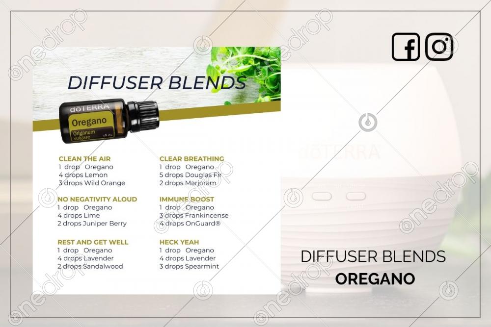 Diffuser blends dōTERRA Oregano by Priscilla Siswoko