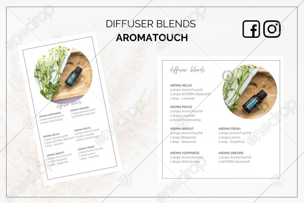 Aromatouch diffuser blends by Priscilla Siswoko