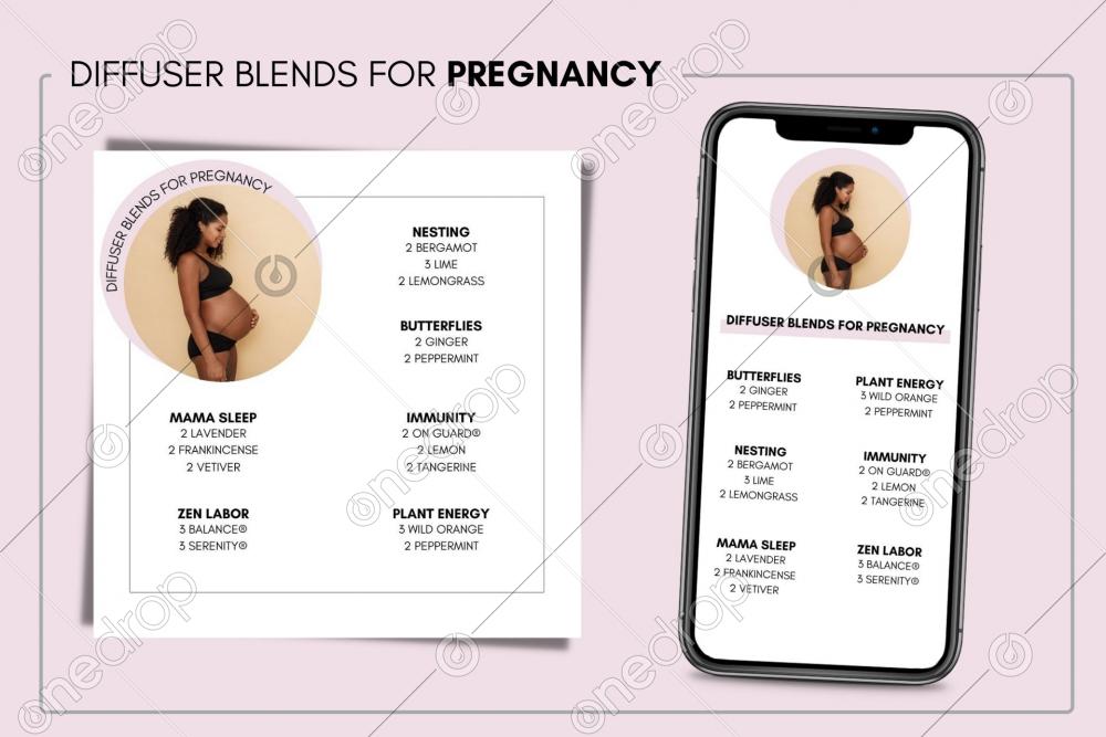 Pregnancy Diffuser Blends (IG+Square) by Pixel Perfect