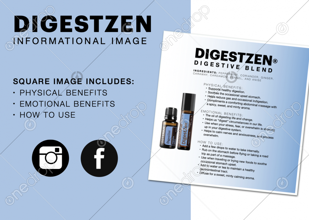 dōTERRA DigestZen Benefits + How to Use Square Image by Angela Zimmerlé