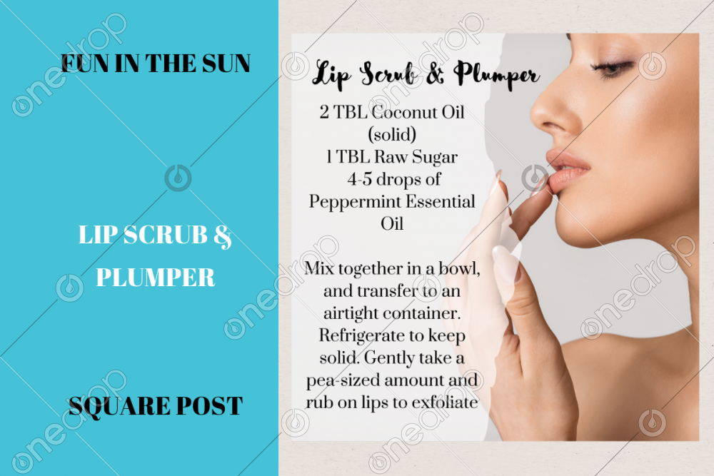 Lip Scrub & Plumper Fun in the Sun by Latifa Majedi