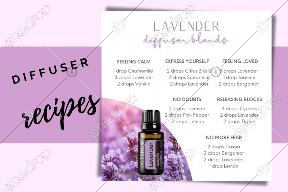 6 Lavender Diffuser Blends by Jess Tunis