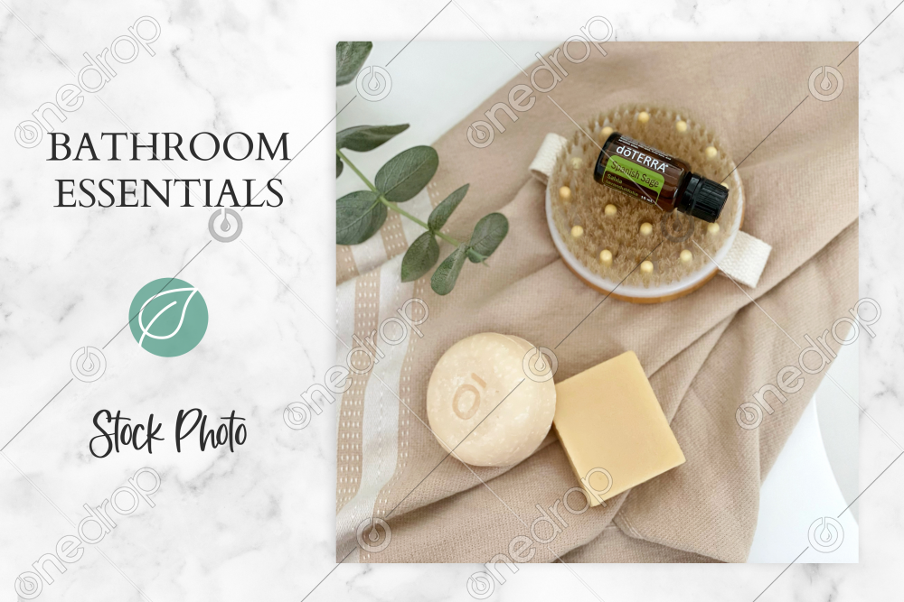 Bathroom Essentials Stock Photo by Amy Schultz