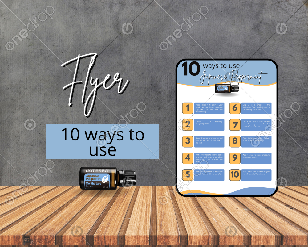 10 ways to use Japanese Peppermint by Roberta Primay