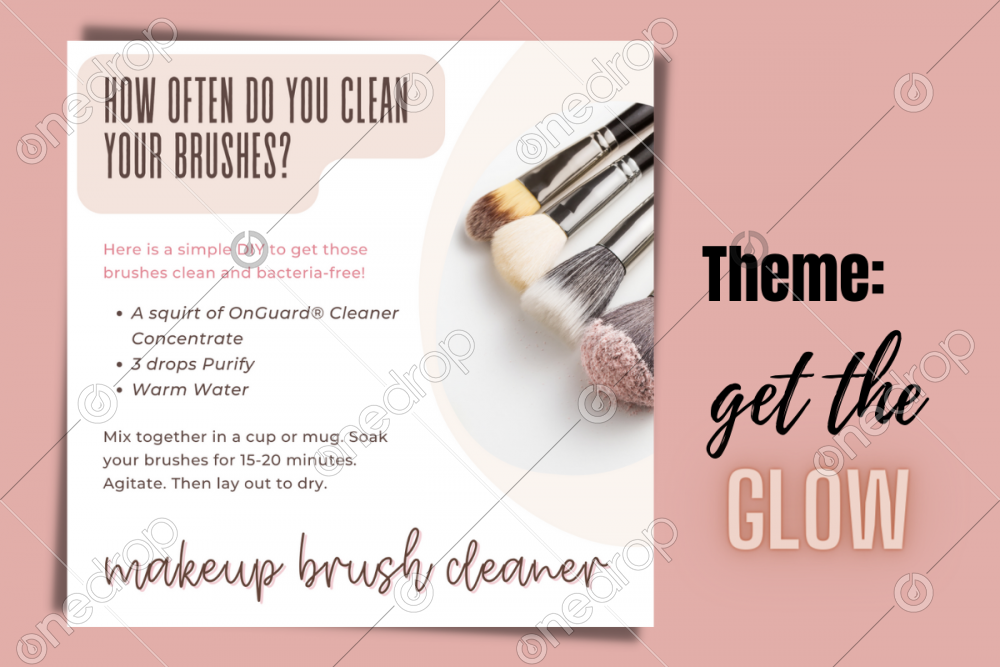 Get the Glow Makeup Brush Cleaner by Jess Tunis