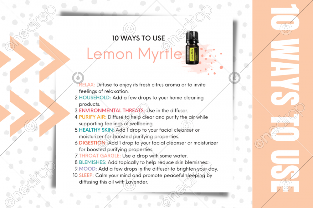 10 Ways to use Lemon Myrtle Oil by Jess Tunis