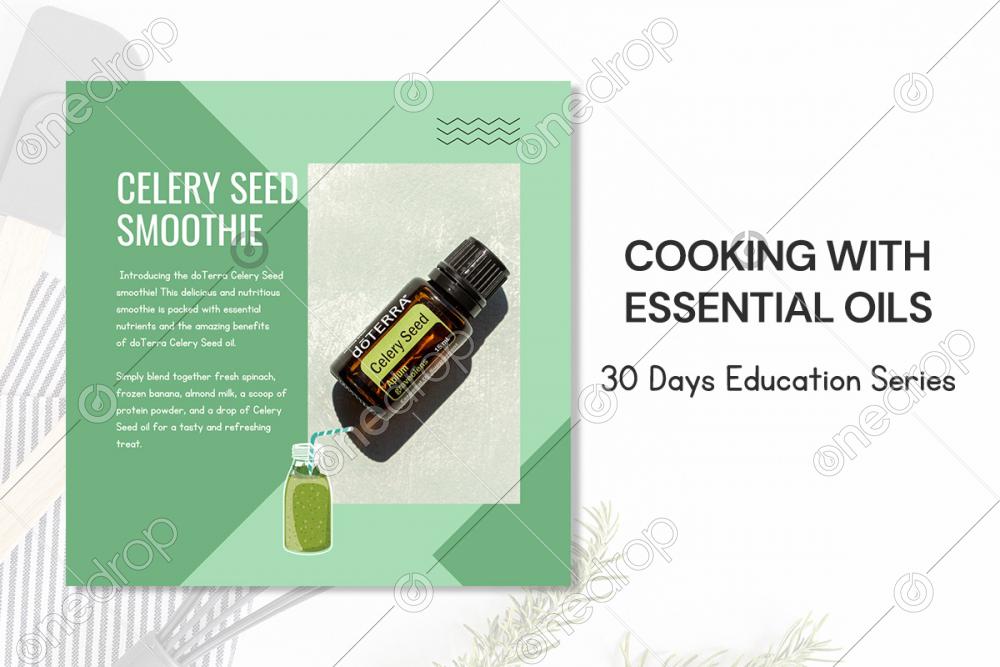 Cooking with Oils Celery Seed by Jocelyne Geprägs