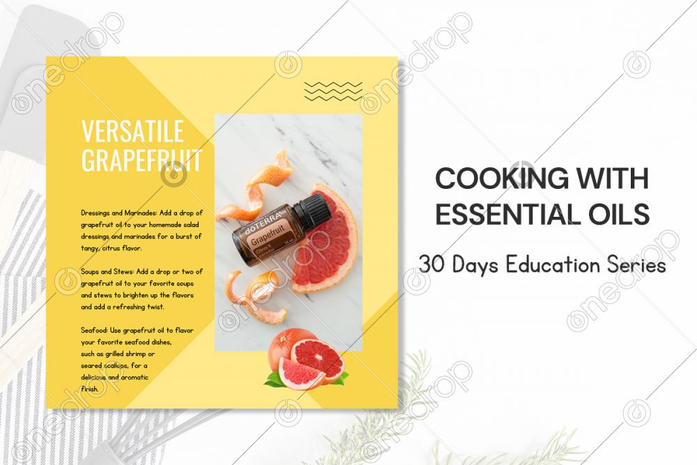 Cooking with Oils Grapefruit by Jocelyne Geprägs