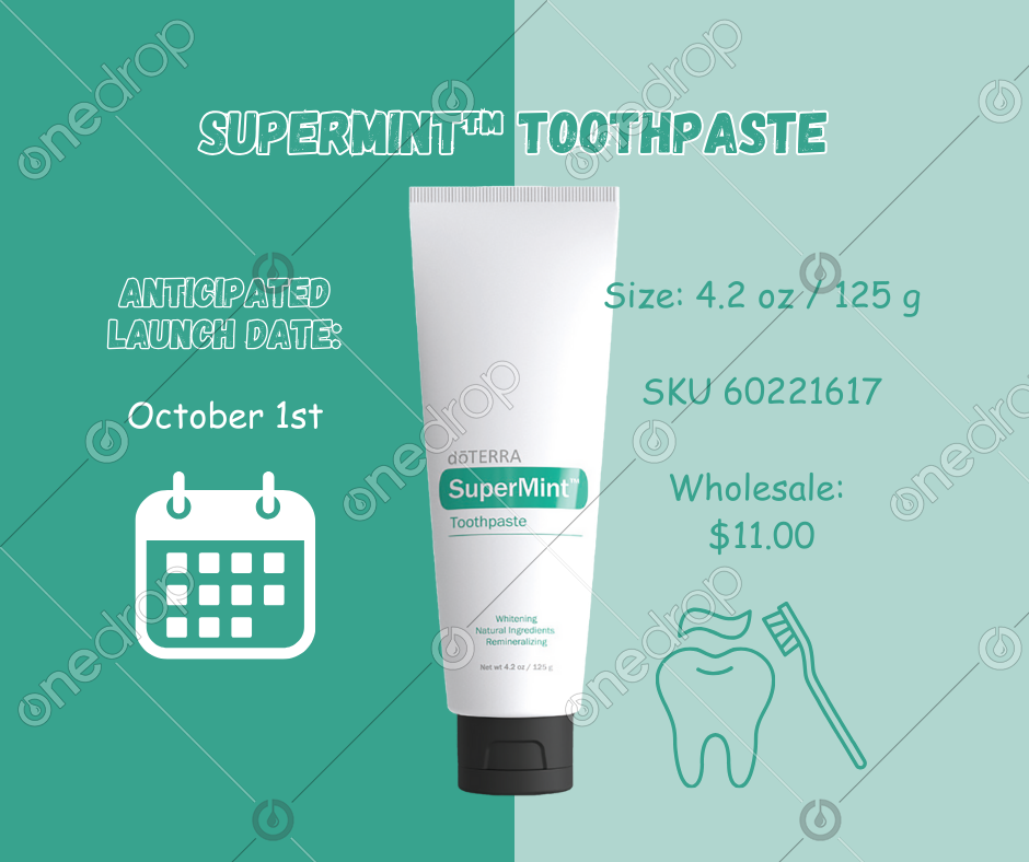 SuperMint Toothpaste Launch Date by Christy St Clair
