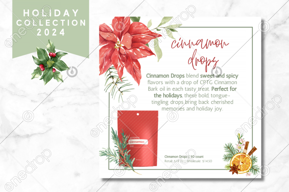 Holiday Collection Cinnamon Drops by Jess Tunis